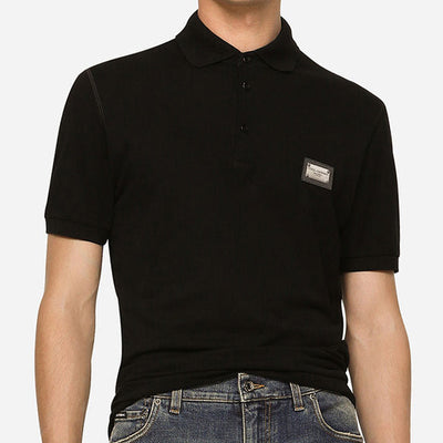 Dolce & Gabbana Branded Tag Polo Shirt