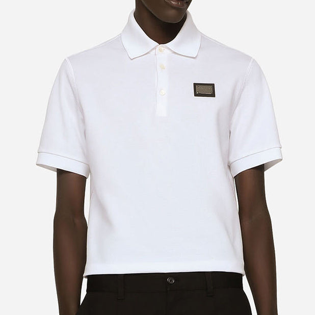 Dolce & Gabbana Branded Tag Polo Shirt