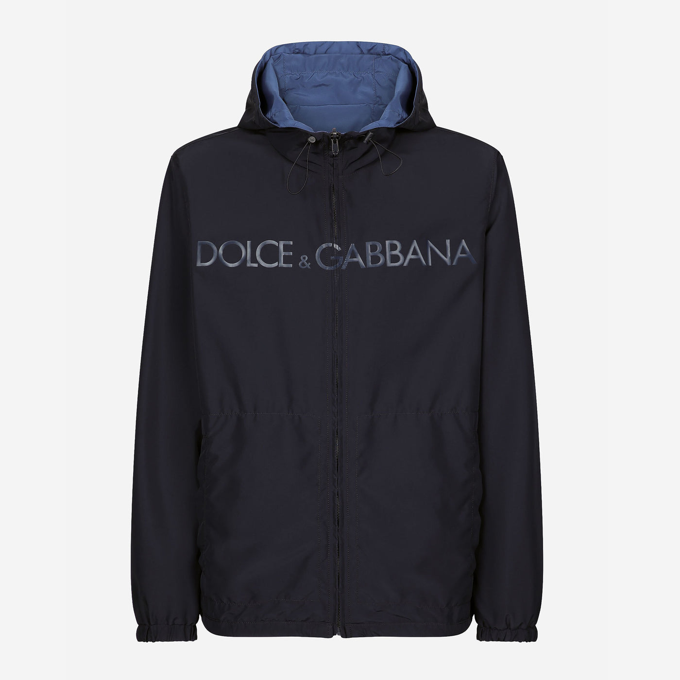 Dolce & Gabbana Reversible Hooded Logo Jacket