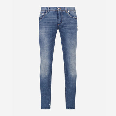 Dolce & Gabbana Medium Wash Stretch Skinny Jeans