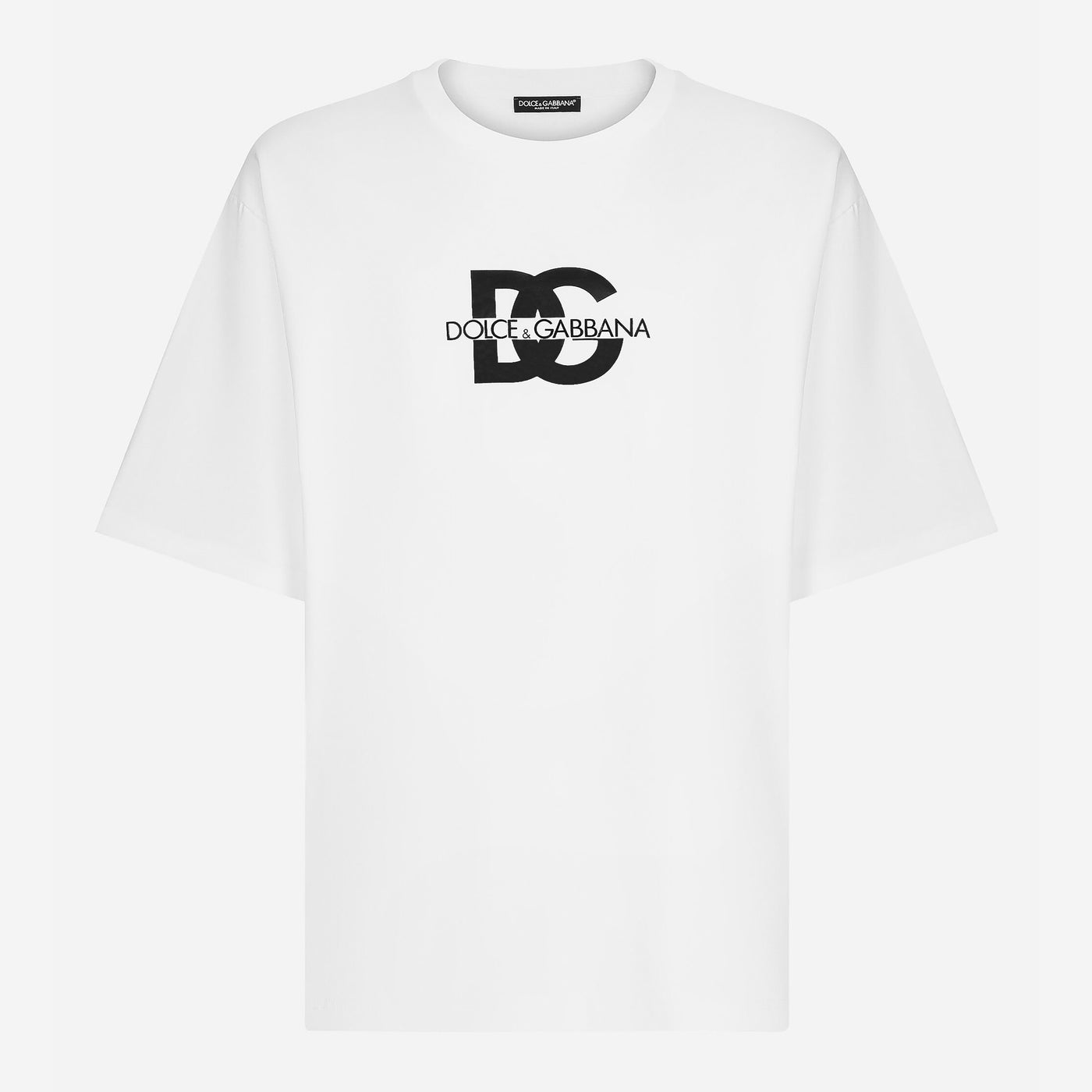 Dolce & Gabbana Short-Sleeved DG Logo Print T-Shirt