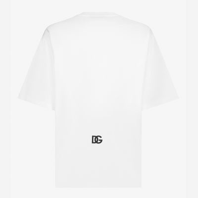 Dolce & Gabbana Short-Sleeved DG Logo Print T-Shirt