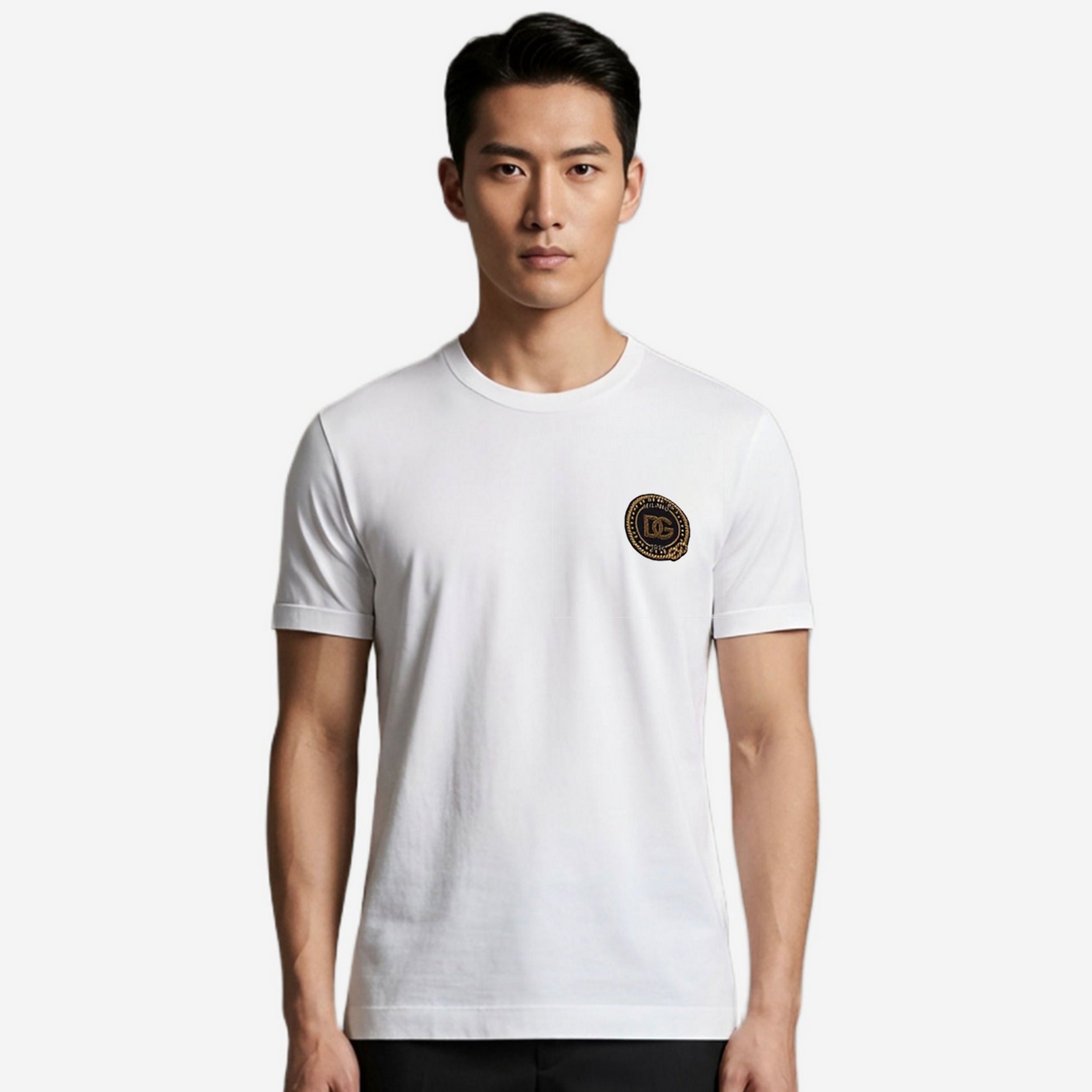 Dolce & Gabbana Patch Embroidered T-Shirt