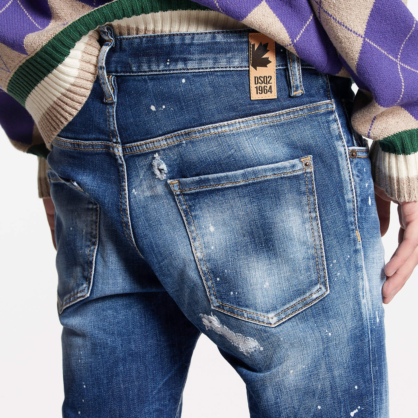DSquared2 Ripped Wash Super Twinky Jeans
