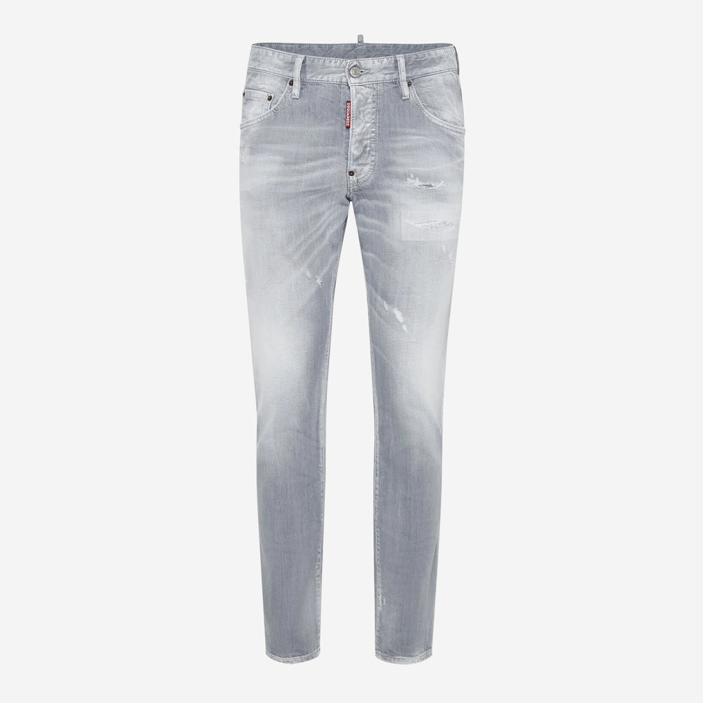 DSquared2 Brushed Grey Wash Skater Jeans – ZAP