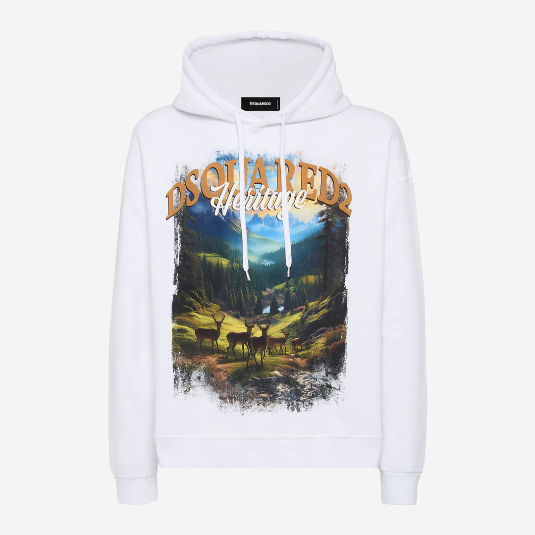 DSquared2 Canadian Print Hoodie – ZAP