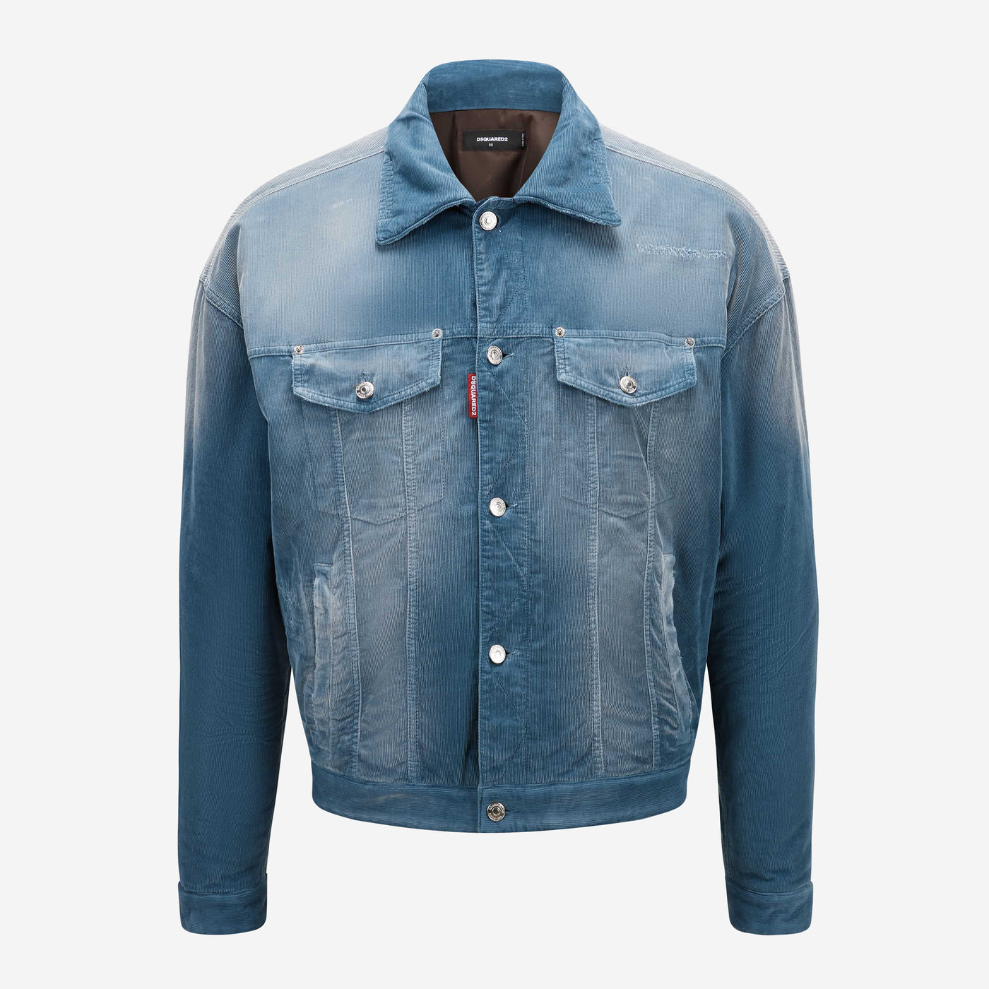 DSquared2 Light Puff Dusty Corduroy Jean Jacket