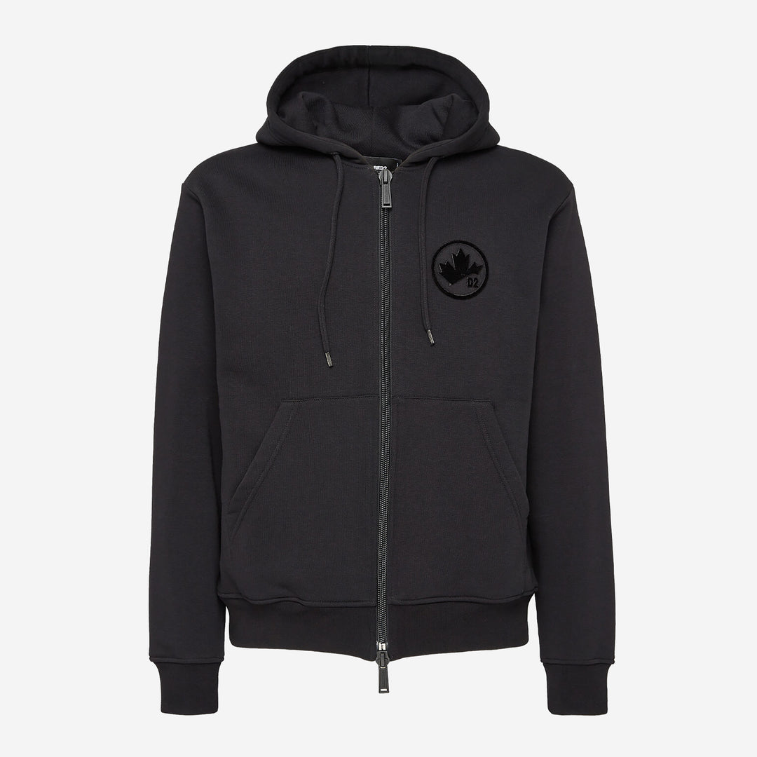DSquared2 Maple Leaf Cool Fit Zipped Hoodie – ZAP