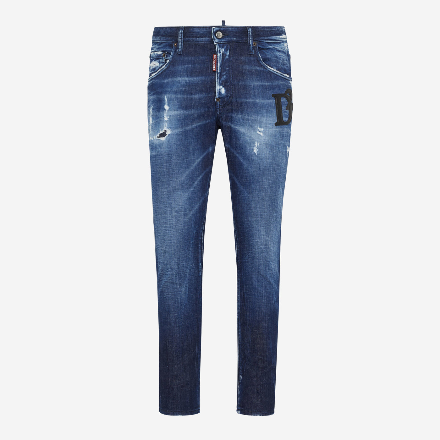 DSquared2 Dark Midnight Blue Wash Skater Jeans