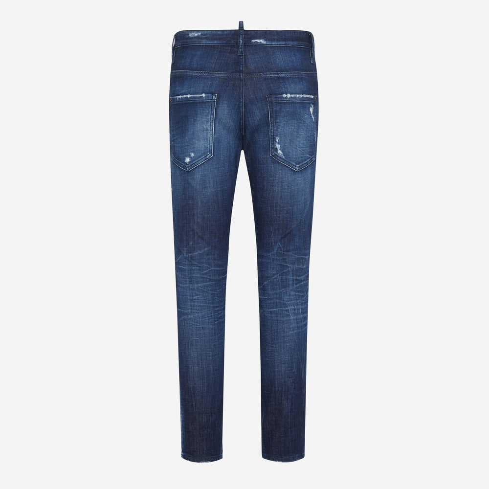 DSquared2 Dark Midnight Blue Wash Skater Jeans – ZAP