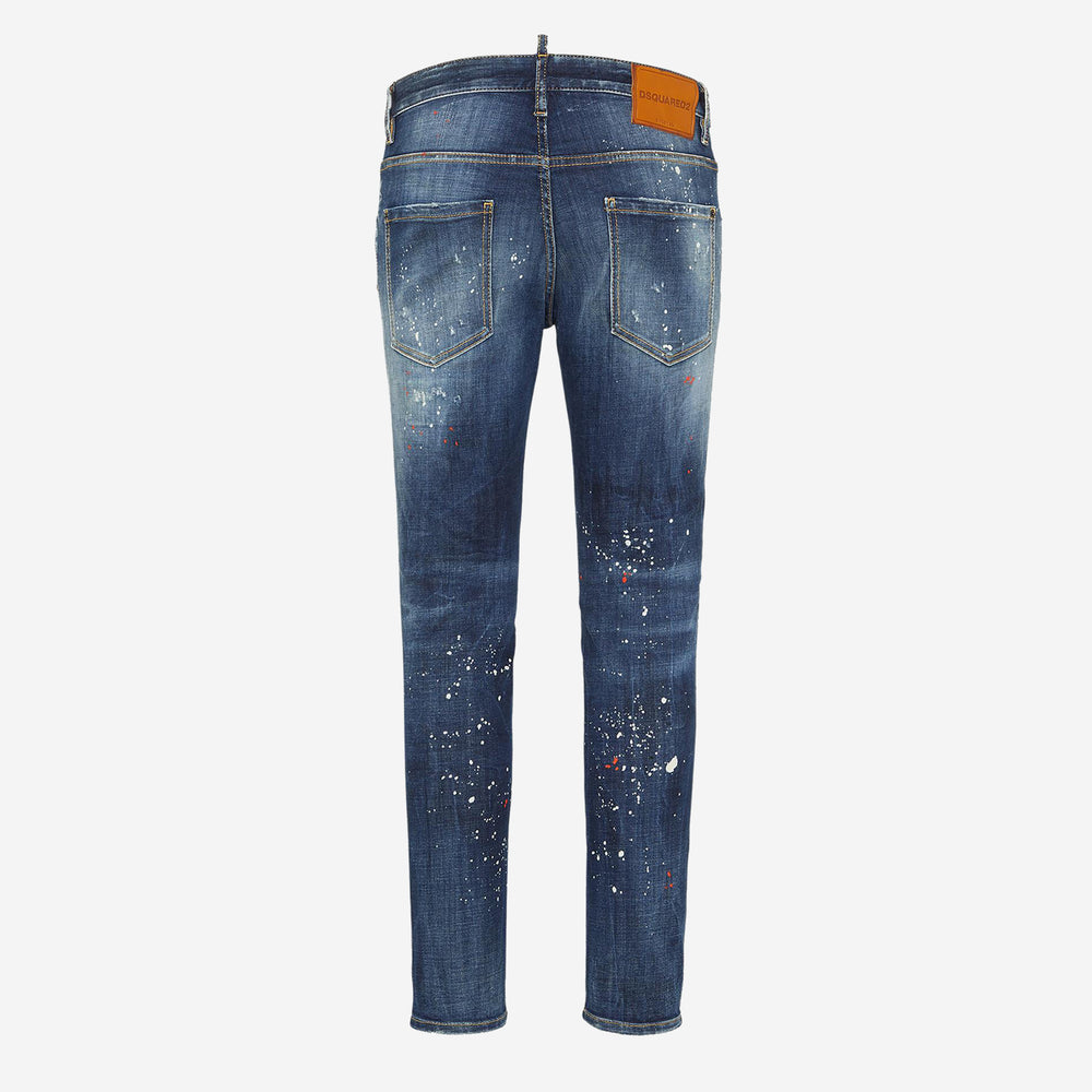 DSquared2 Medium Easy Red Spots Wash Skater Jean – ZAP