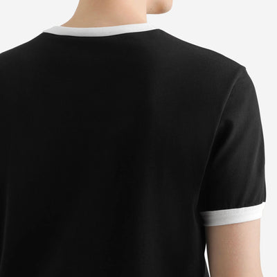 Dolce & Gabbana Flock Print Cotton T-Shirt