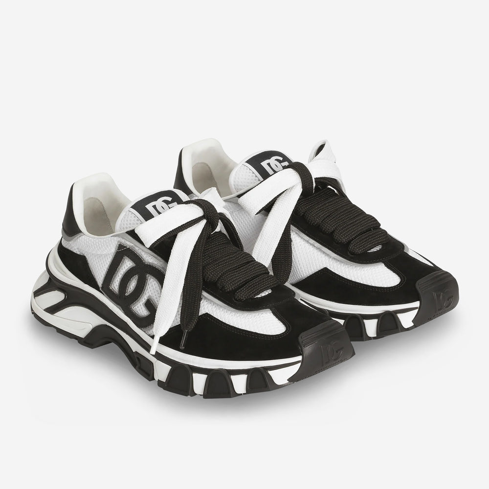 Dolce & Gabbana DG Country Road Nylon And Leather Sneakers – ZAP