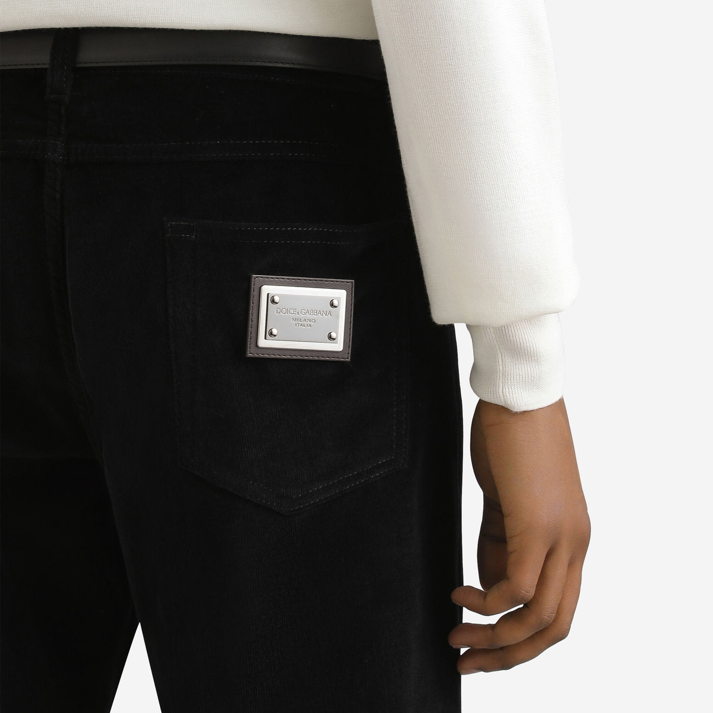 Dolce & Gabbana Cotton And Cashmere Regular Jean