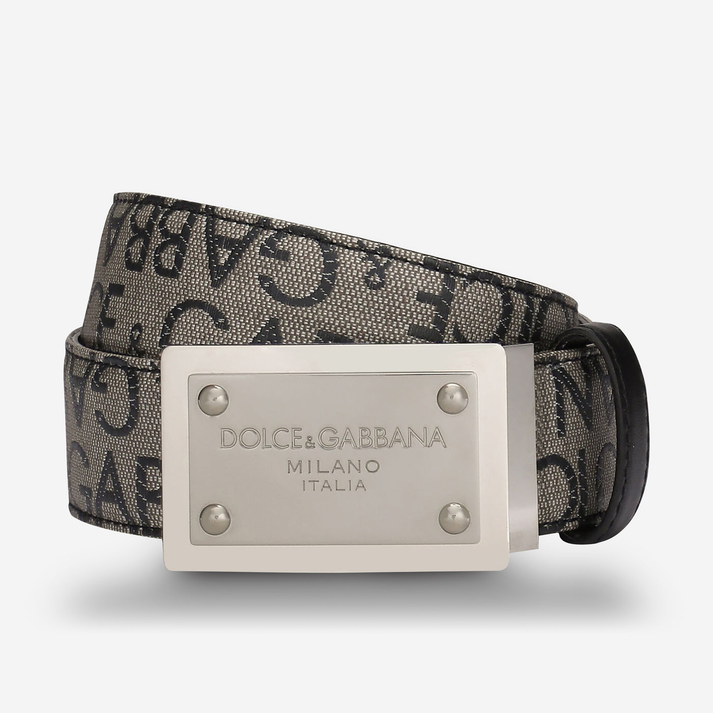 Dolce & Gabbana Plaque Buckle Belt