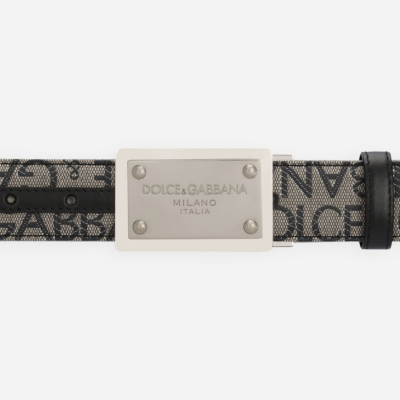 Dolce & Gabbana Plaque Buckle Belt