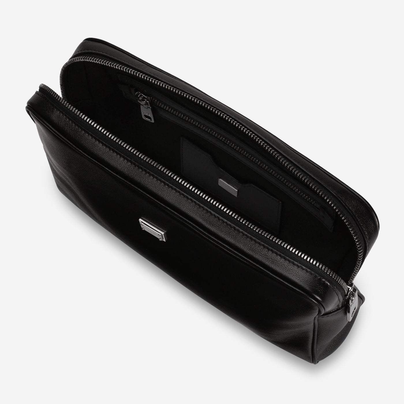 Dolce & Gabbana Branded Tag Calfskin Pouch