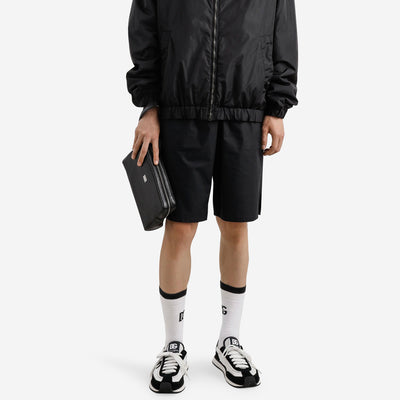 Dolce & Gabbana Branded Tag Calfskin Pouch