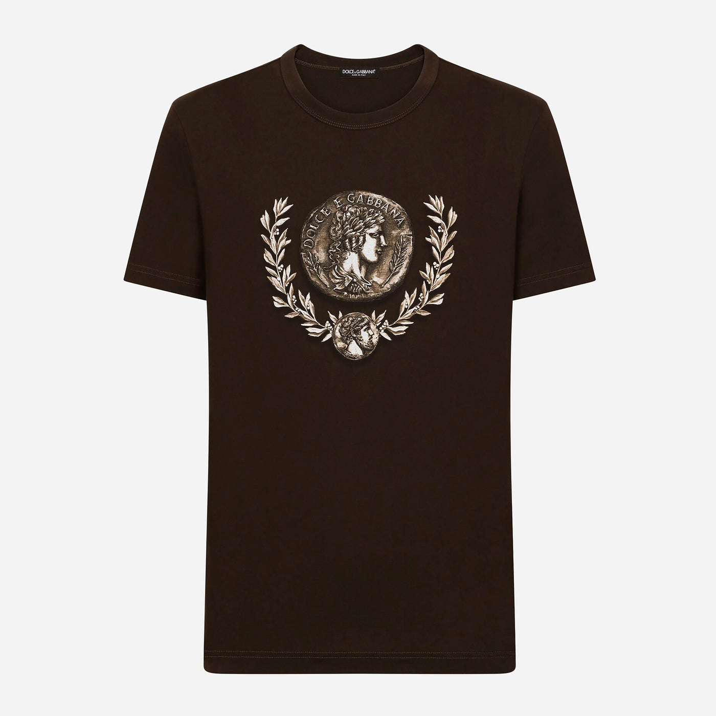 Dolce & Gabbana Coin And Laurel Print T-Shirt