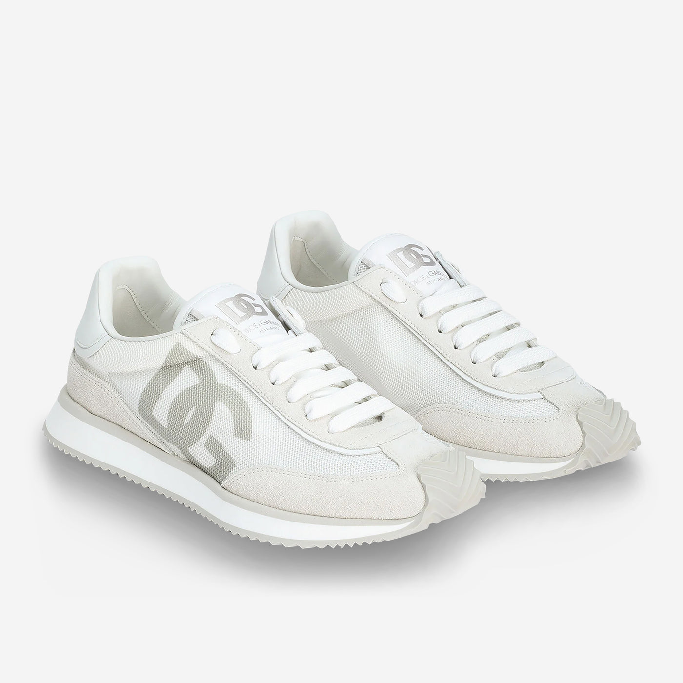 Dolce & Gabbana Mixed-Material DG Cushion Sneakers