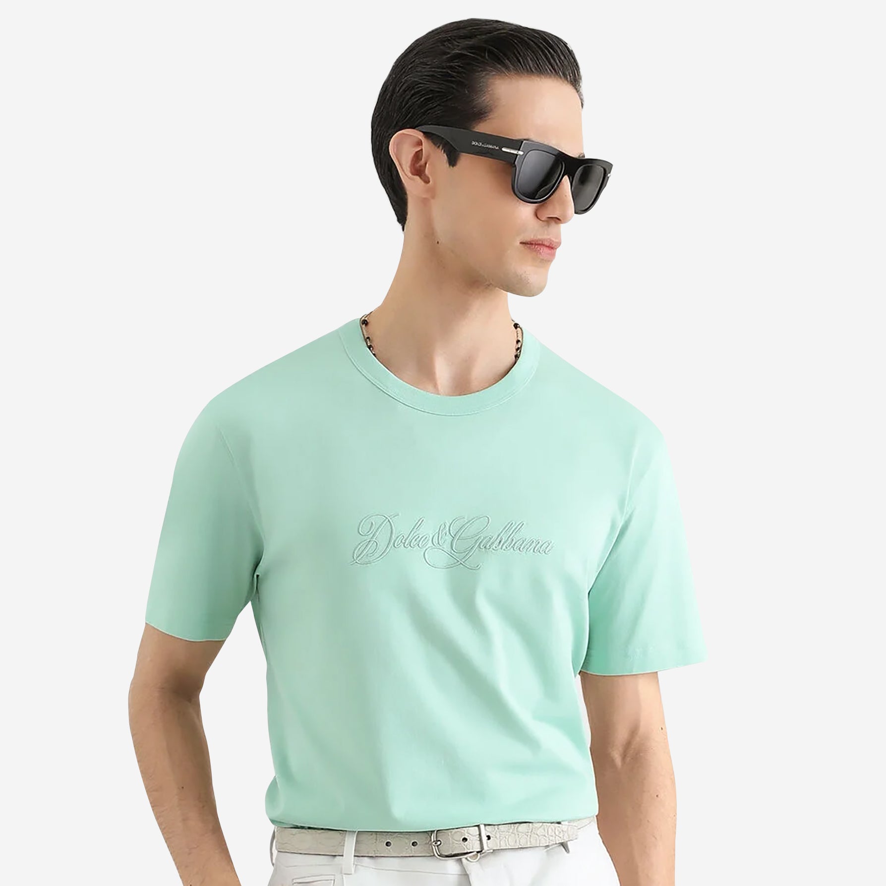 Dolce & Gabbana DG Embroidery Cotton T-Shirt