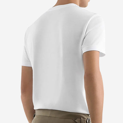 Dolce & Gabbana Logo Embroidery Cotton T-Shirt