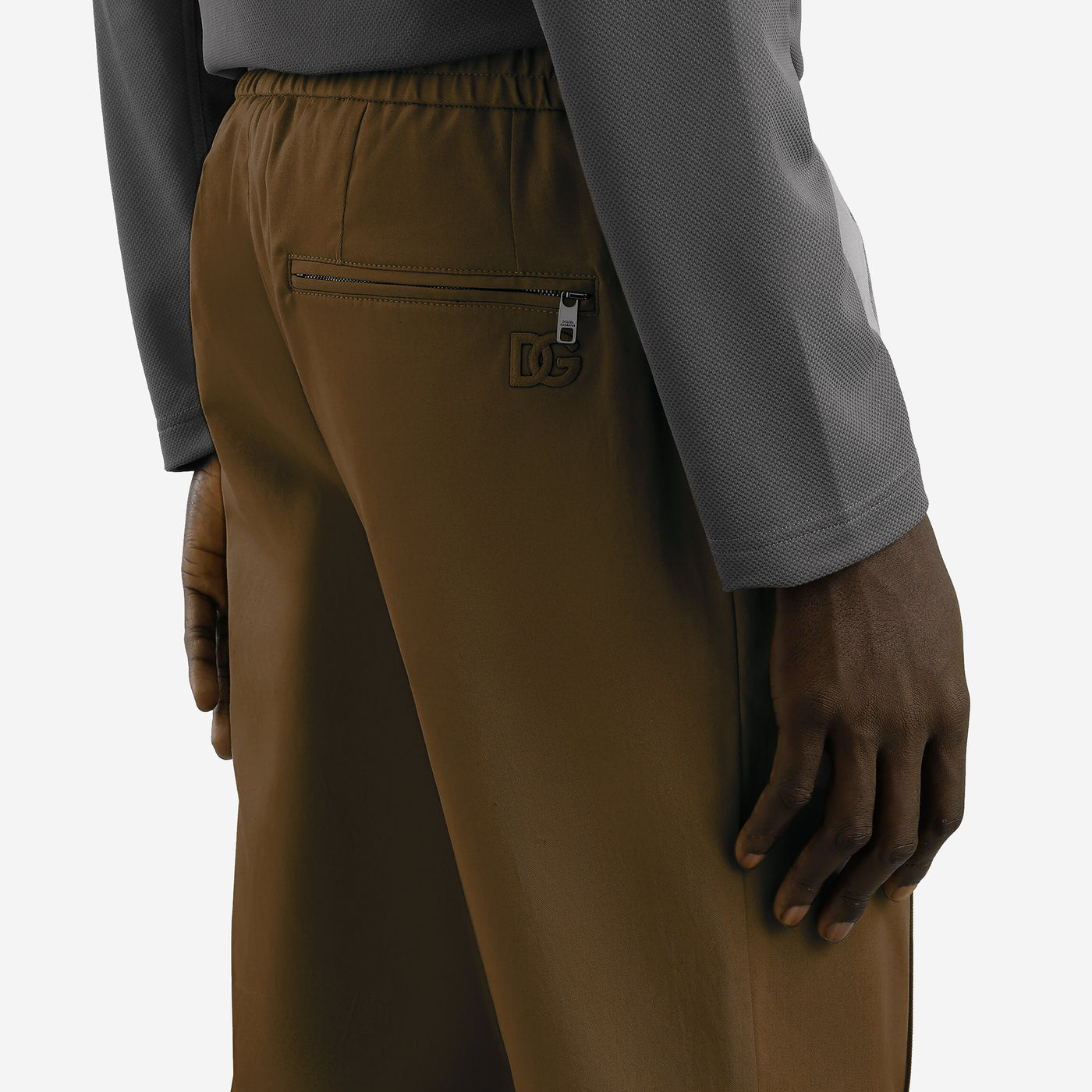 Dolce & Gabbana Cotton Gabardine Jogging Trousers