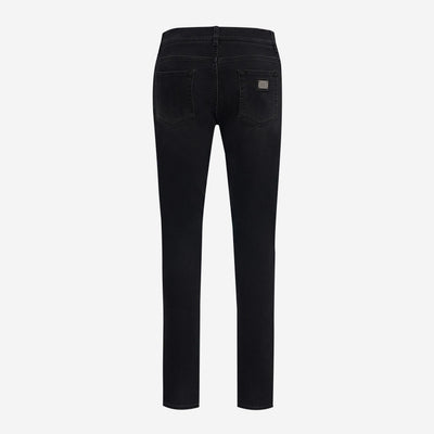 Dolce & Gabbana Gray Wash Skinny Stretch Jeans