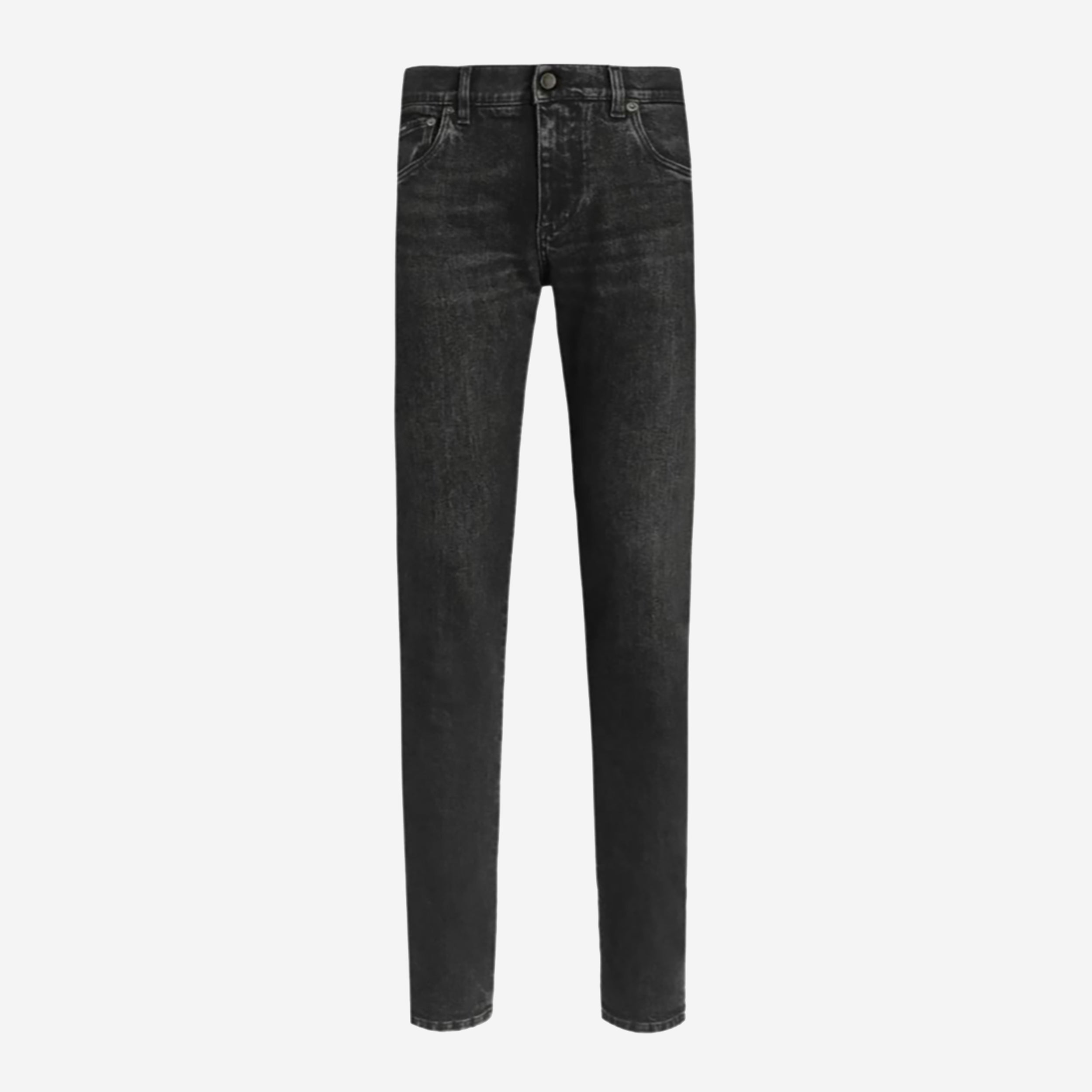 Dolce & Gabbana Skinny Fit Plaque Jeans