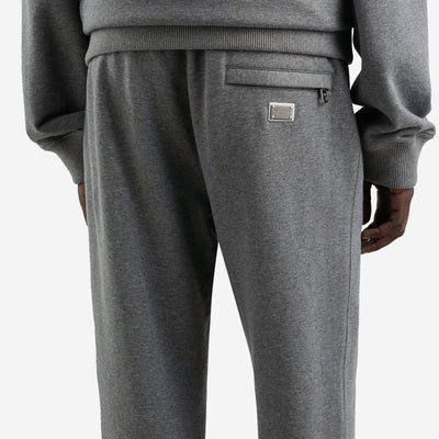 Dolce & Gabbana Branded Tag Stretch Jersey Jogging Pants