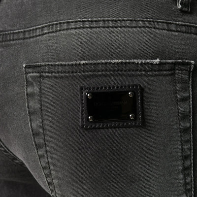 Dolce & Gabbana Gray Wash Skinny Stretch Jeans