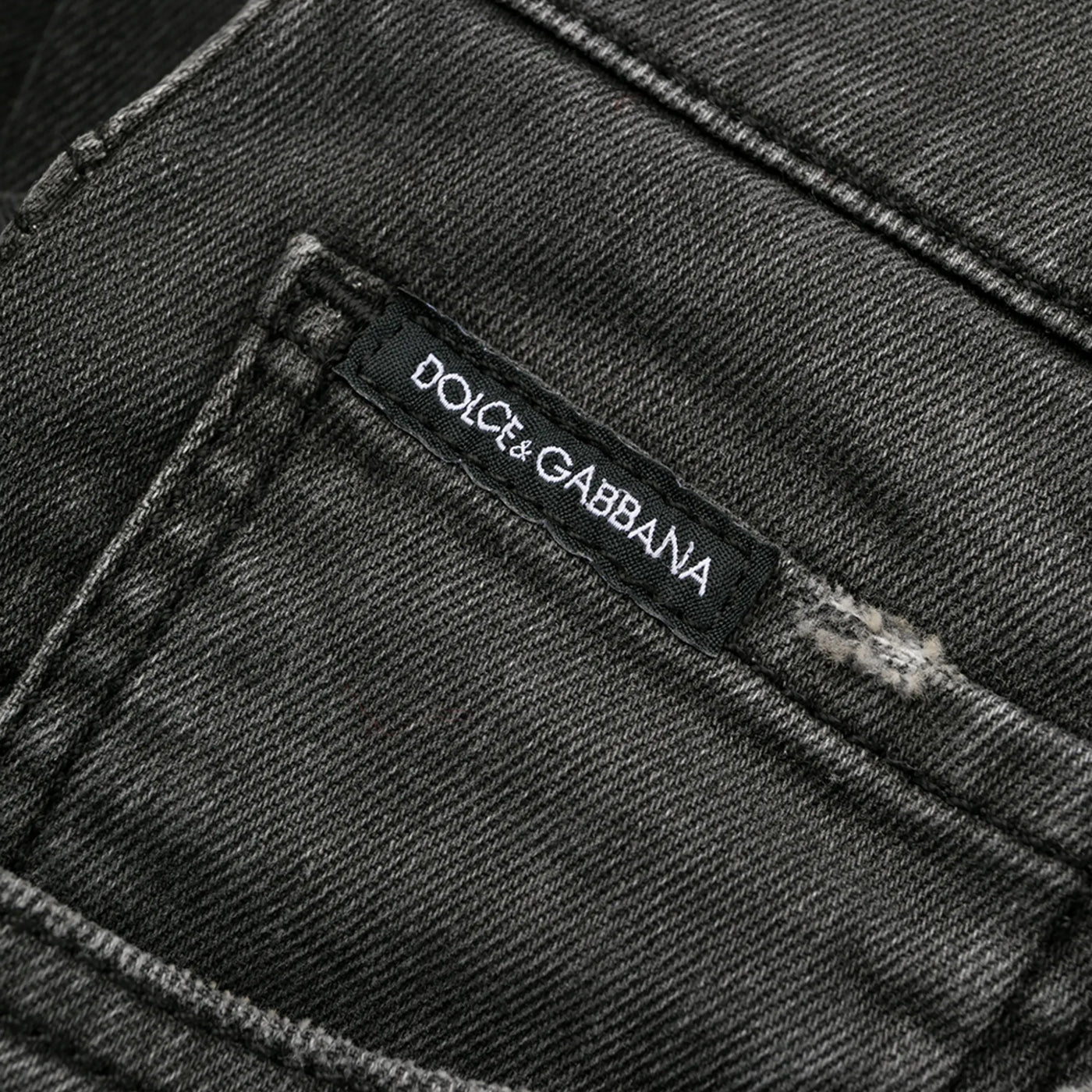 Dolce & Gabbana Gray Wash Skinny Stretch Jeans