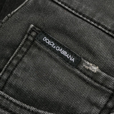 Dolce & Gabbana Gray Wash Skinny Stretch Jeans