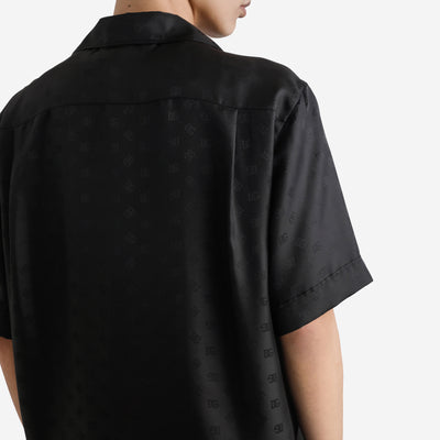 Dolce & Gabbana DG Logo Jacquard Hawaii Shirt