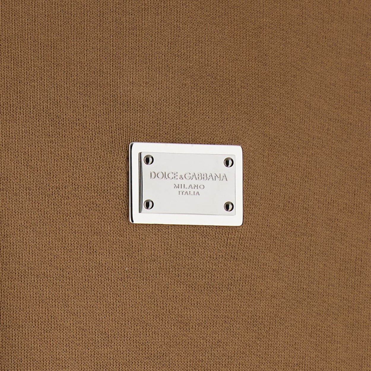 Dolce & Gabbana Branded Tag Jersey Hoodie