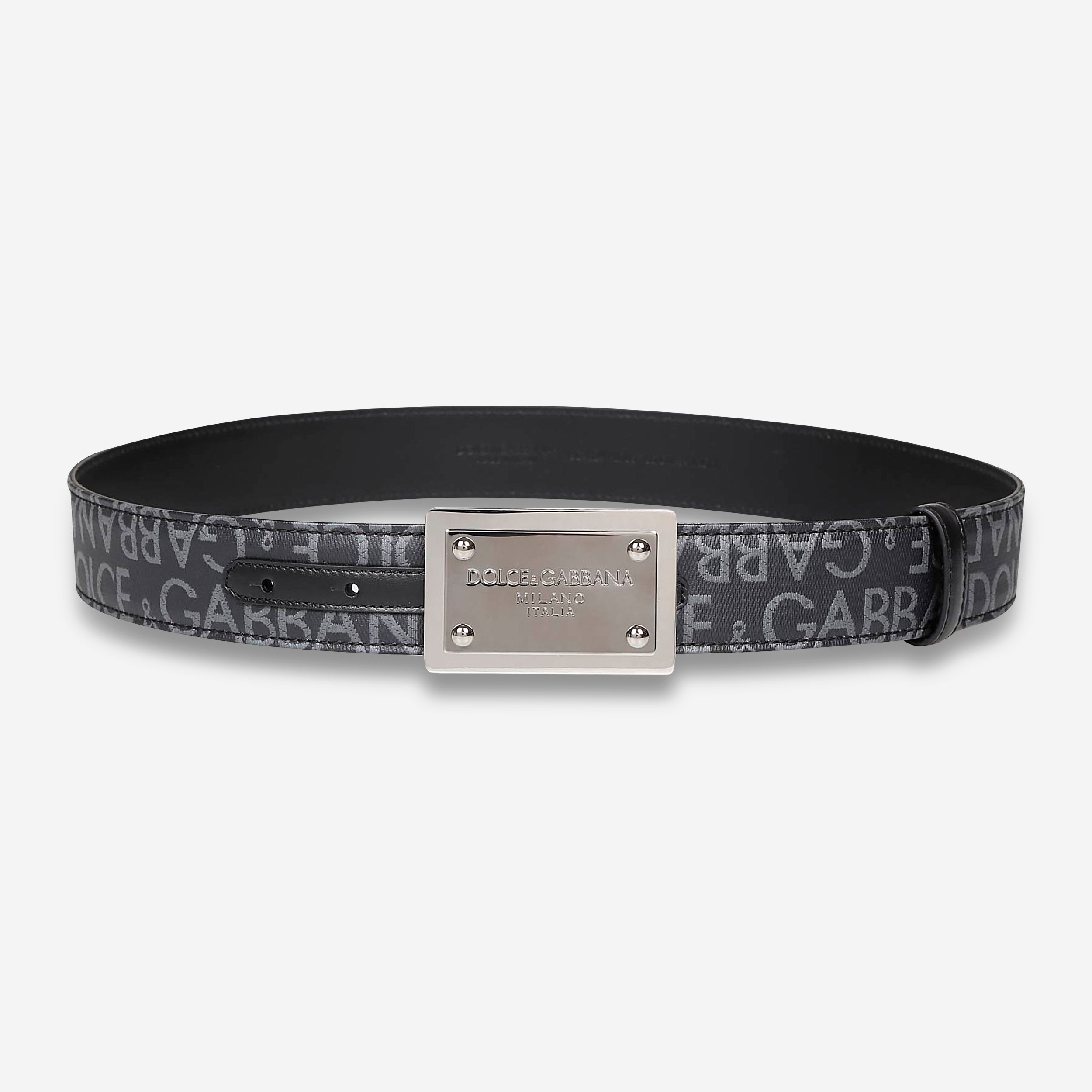 Dolce & Gabbana Plaque Buckle Belt – ZAP