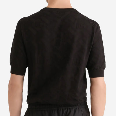 Dolce & Gabbana Micro-Dot Stitch Silk Knitwear