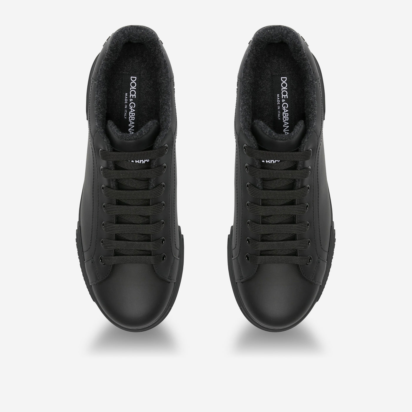 Dolce & Gabbana Portofino Fussbett Insole Calfskin Sneakers