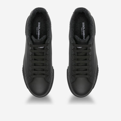 Dolce & Gabbana Portofino Fussbett Insole Calfskin Sneakers