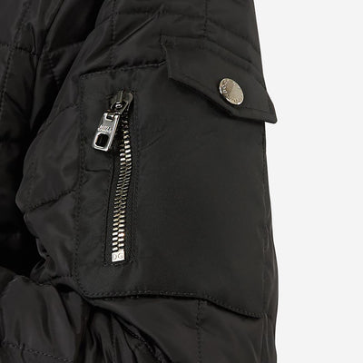 Dolce & Gabbana Plaque Quilted Bomber Jacket