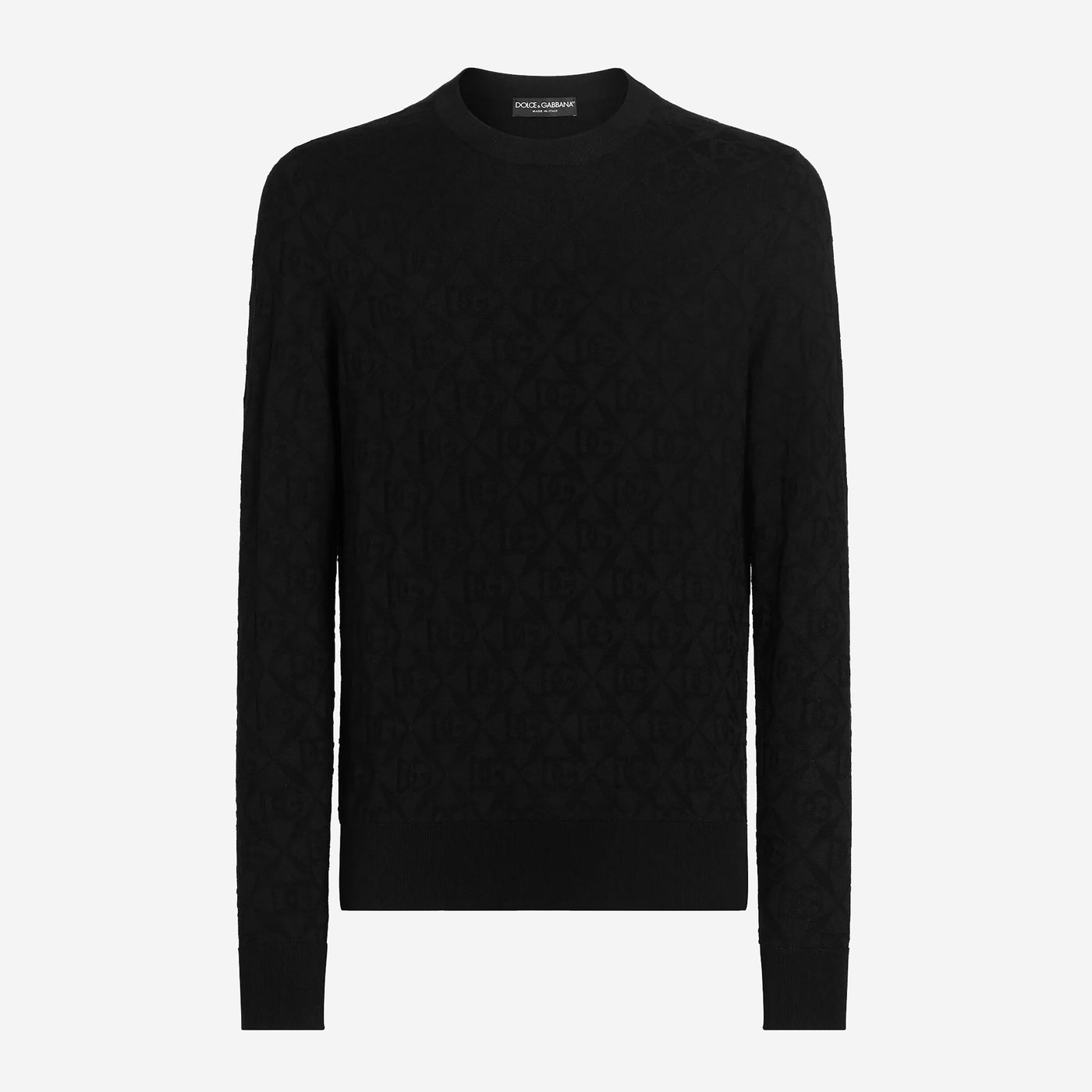 Dolce & Gabbana DG Silk Crewneck Knitwear