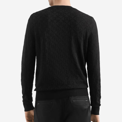 Dolce & Gabbana DG Silk Crewneck Knitwear
