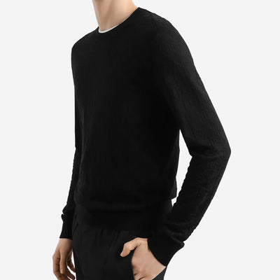 Dolce & Gabbana DG Silk Crewneck Knitwear