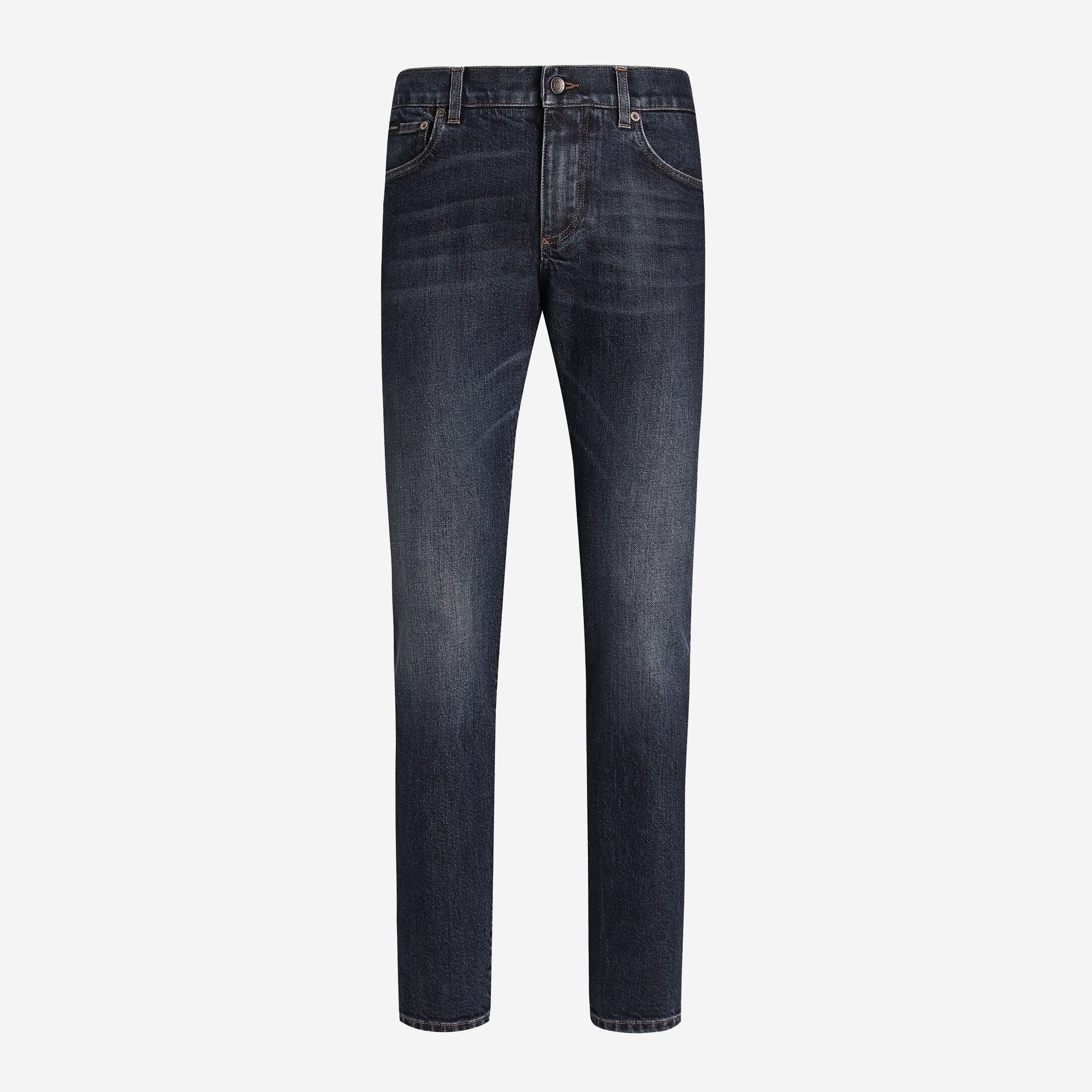 Dolce & Gabbana Slim-Fit Stretch Cotton Plaque Jeans