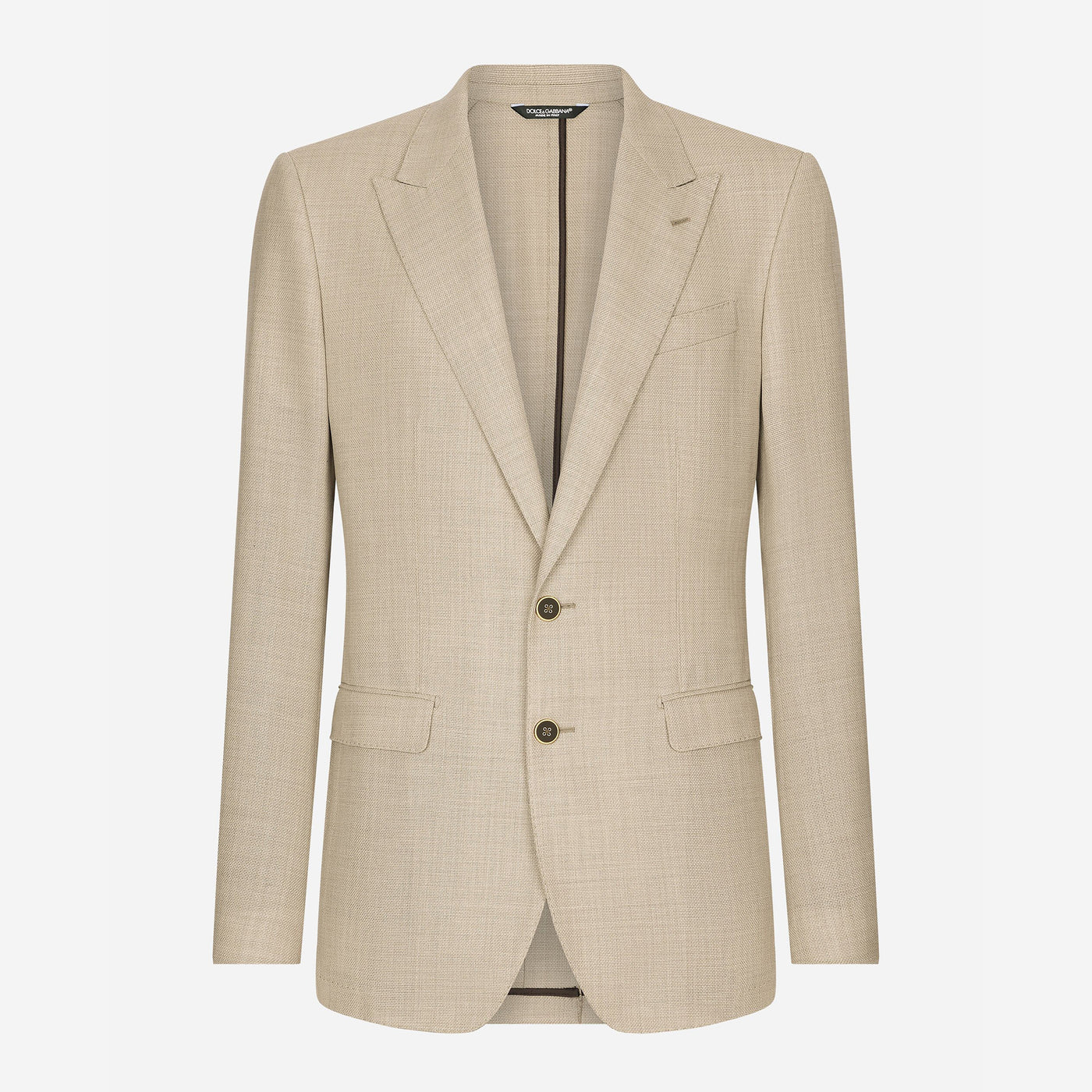Dolce & Gabbana Single Breasted Wool Jacket