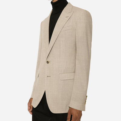 Dolce & Gabbana Single Breasted Wool Jacket