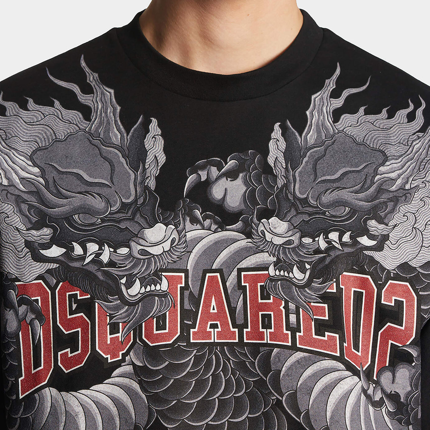 DSquared2 Dragon Loose Fit T-Shirt