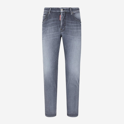 DSquared2 Grey Proper Wash Skater Jeans