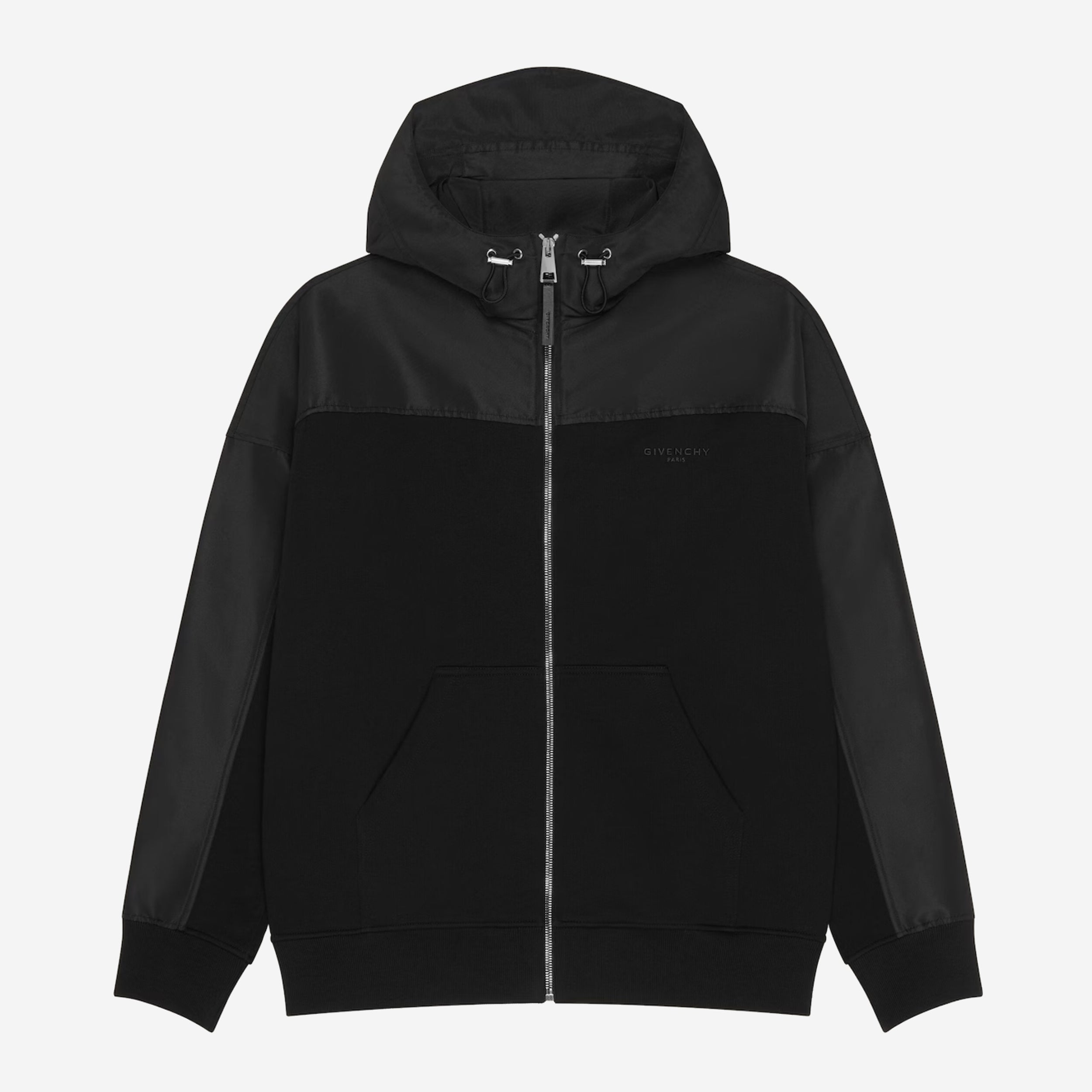 Givenchy Polyfaille Embroidered Givenchy Paris Windbreaker