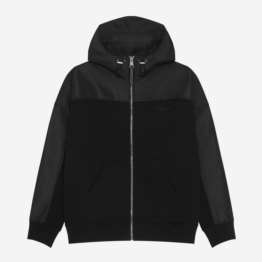 Givenchy Polyfaille Embroidered Givenchy Paris Windbreaker – ZAP